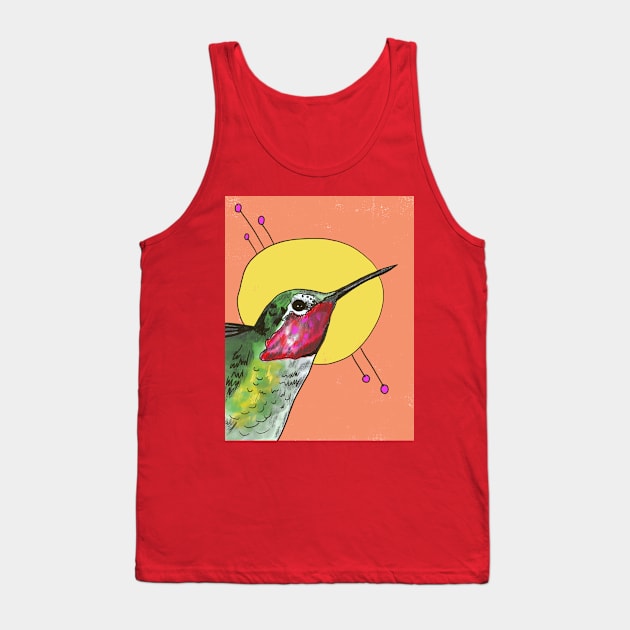 Hummingbird Tank Top by shehitsback